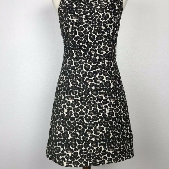 Felicity & Coco Multicolor Print Cut Out Back Mini Fit Flare Dress - Picture 4 of 11